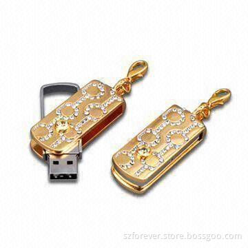 Pen Drives with Capacity up to 16GB Flash Memory, Support Microsoft's Windows XP and Linux 2.4.x O